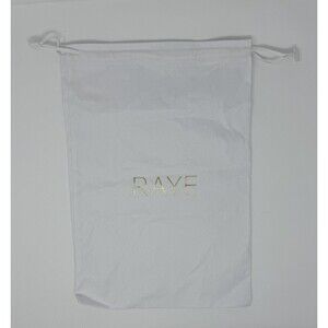 RAYE White Dust Bag Cover Shoes Purse Handbags 15.5”x11.5”